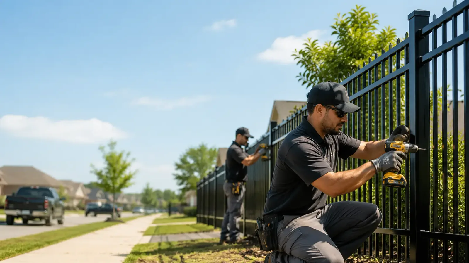 Metal Fence Installation in Waltonville, IL